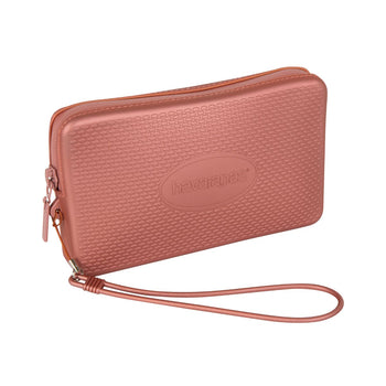 Pochette oro rosa in gomma da donna Havaianas Minibag, Brand, SKU b514000197, Immagine 0